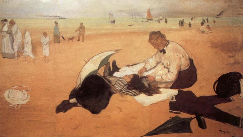 Edgar Degas At the Beach china oil painting image